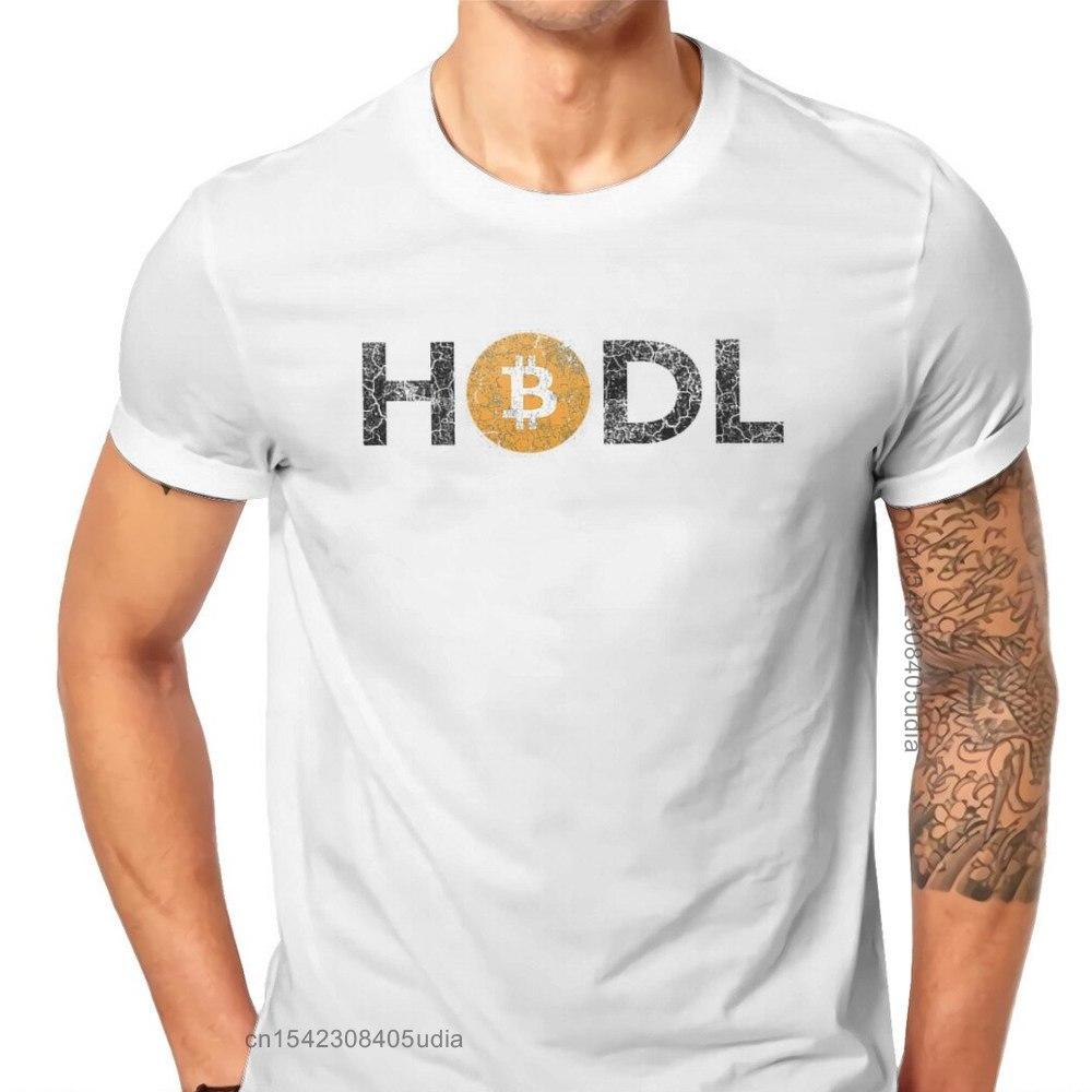 Bitcoin Cryptocurrency Meme Vintage Hodl T Shirt Vintage Goth Summer Loose Cotton Mens Camisa Streetwear Harajuku ONeck Tshirt