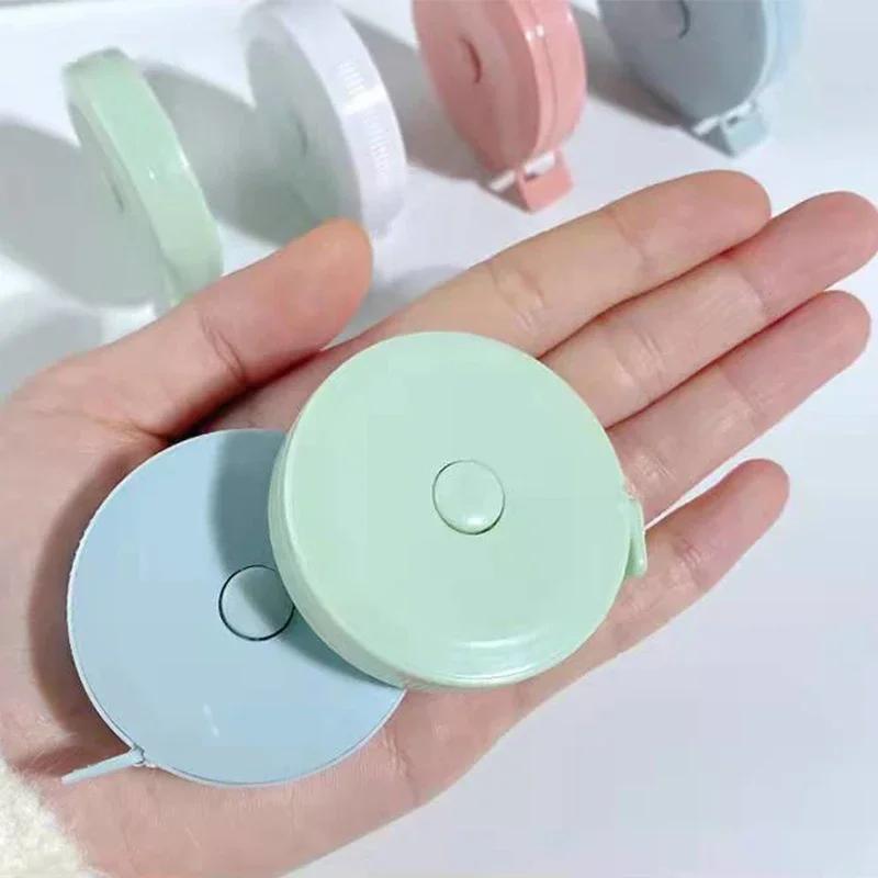 3PCS 2M Soft Tape Measure Clothing Measuring Body Tape Double Scale Automatic Shrinking