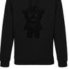 Emporio Armani Bear Pattern Hooded Sweatshirt Men tops Black 6G1MD8-1J36Z-0999