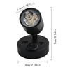 RV Wall Sconce 12V 3W RV Spotlight LED Reading Light Indoor Lighting Light Fixtures Bedside Lamp Wall Sconce For Marine Caravan
