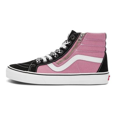 Sk8 Reissue Side Zip High Top Skate Shoes Unisex Sneakers Pink VN0007NZPCA