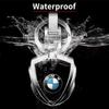 1Pcs Car Emblem Stying Metal Key Rings Shield Shaped Keychain for BMW M E46 E90 E60 F10 F30 F20 E39 E36 X5 E70 F25 F15 E53 E92