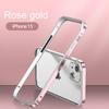 Hybrid Silicone Frame Aluminum Metal Phone Case For iPhone 17 16 15 14 13 12 Pro Max Better Heat Bumper