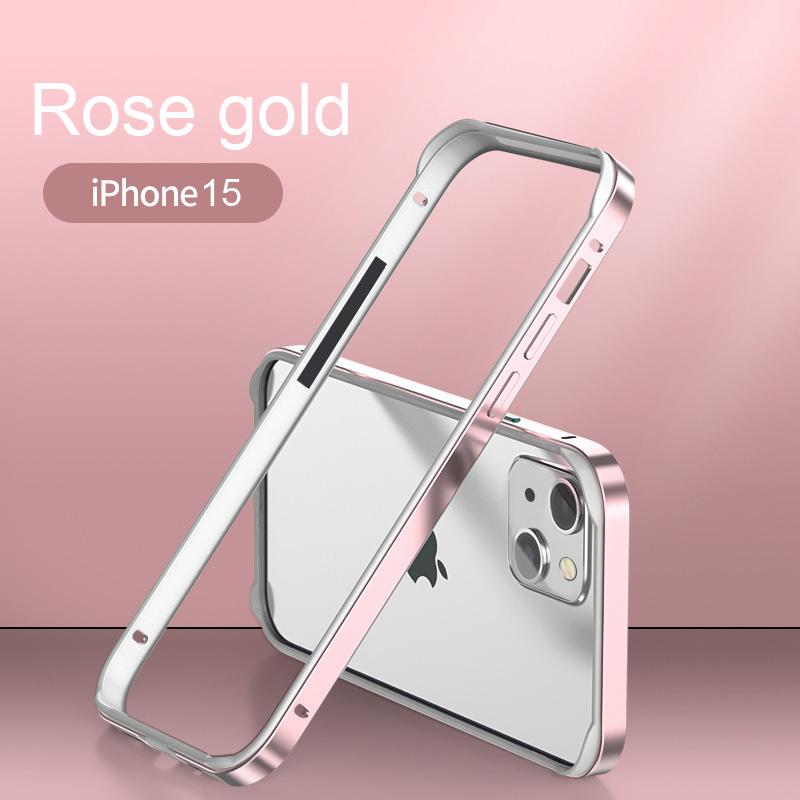 Hybrid Silicone Frame Aluminum Metal Phone Case For iPhone 17 16 15 14 13 12 Pro Max Better Heat Bumper