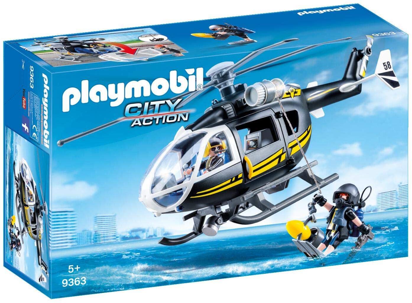 

PLAYMOBIL 9363 Вертолет SWAT Team - НОВЫЙ 2018