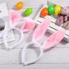 Cute Easter Bunny Ears Headband Women Fluffy Plush Hair Band Girl Rabbit Ear Headpiece Cosplay Costume Accessory For Party Gifts