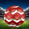 Arsenal F.C Tryk Størrelse 5 Fodbold, PU Slidstærk Fodbold til Kamp Træning og Daglig Øvelse, Fødselsdagsgave til Fodboldfans