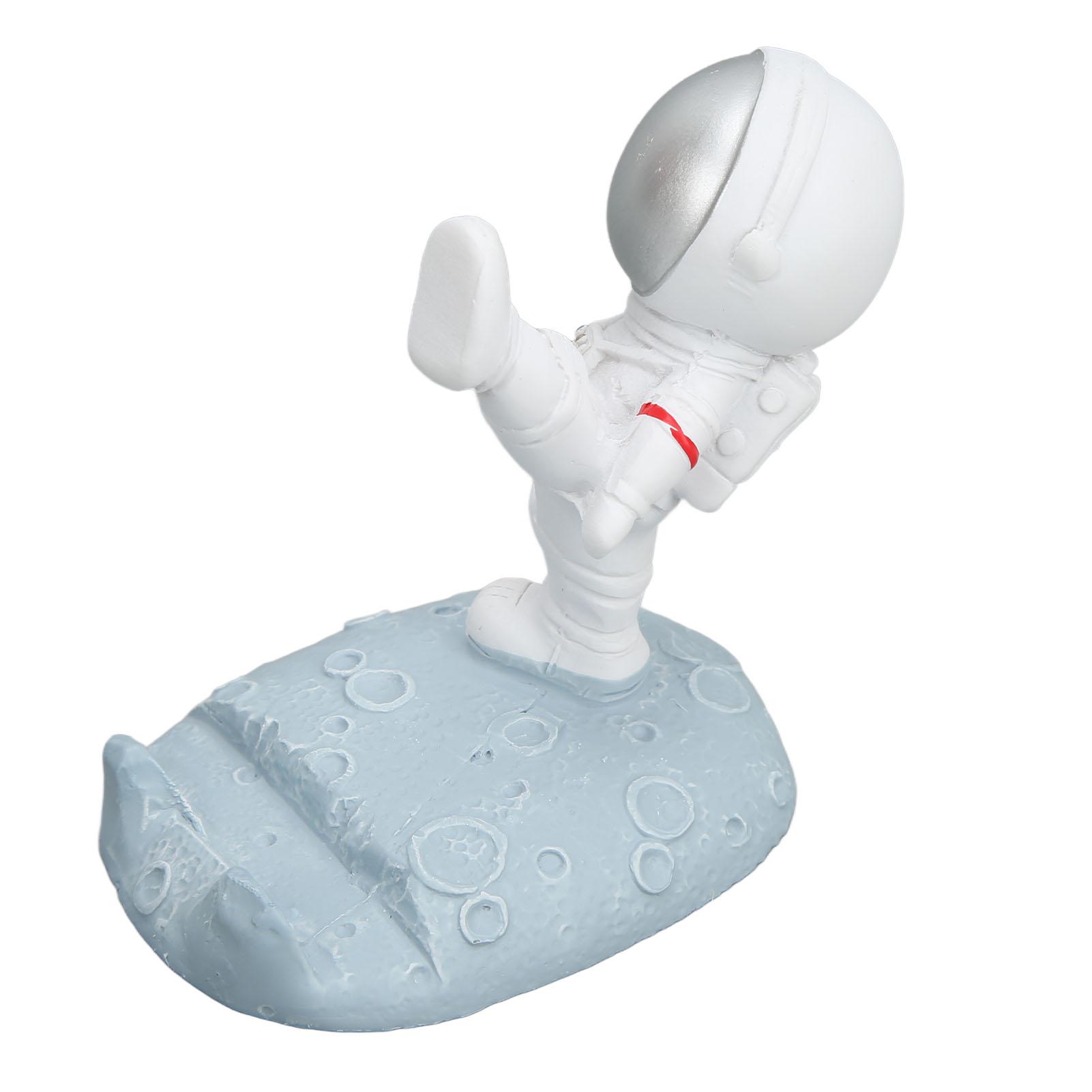 

Астронавт Держатель для телефона Премиум Смола Глянцевый Изысканный Идеальный размер Устойчивый Противоскользящий Настольный телефон