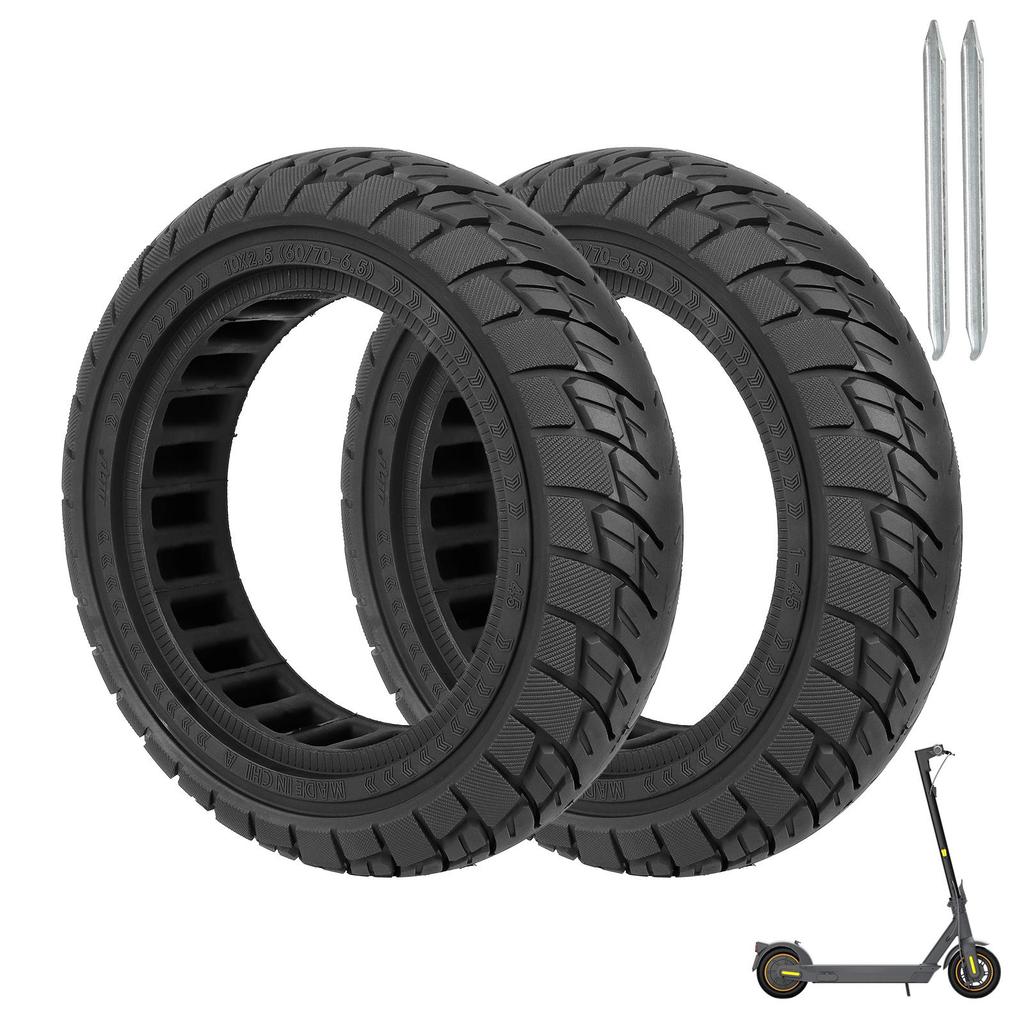 Schwarzer Ulip 10*2.5 Vollgummi-Reifen (37mm Schlitz)