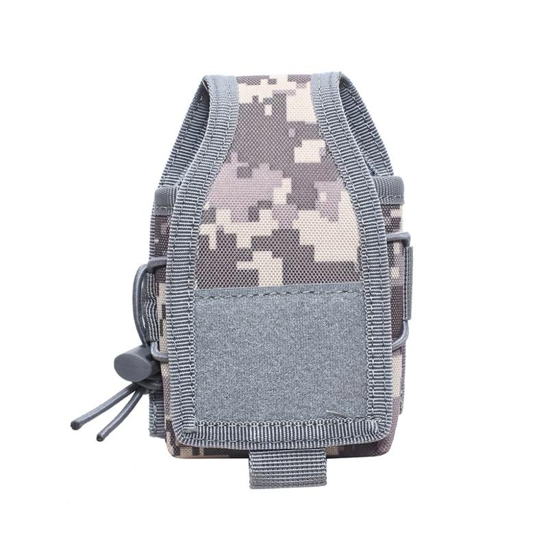 1000D Nylon Outdoor Pouch Tactical Sports Molle Radio Walkie Talkie Holder Bag Magazine Mag Pouch Pocket