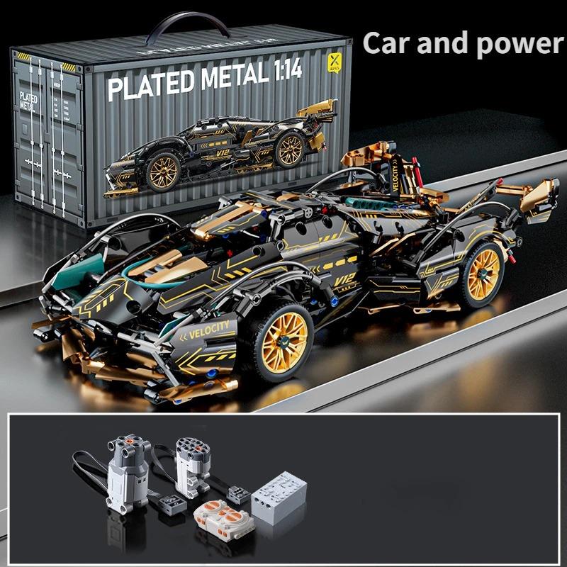 Tecnico da corsa Sport Car Model Building Blocks City Velocità meccanica Veicolo Supercar Mattoni Puzzle Giocattoli Kid Regalo per adulti