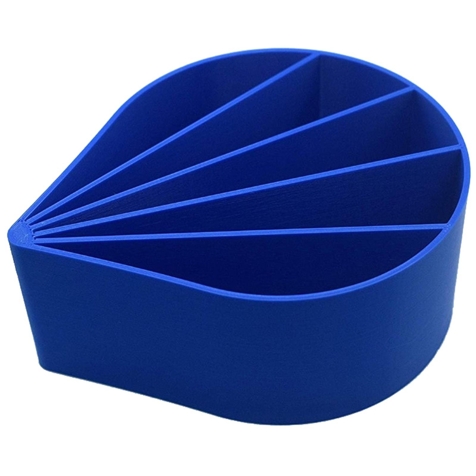 

Polylactice Pour Cup 5 каналов для разлива краски, разделенная чашка для заливки жидкости, дерево синий