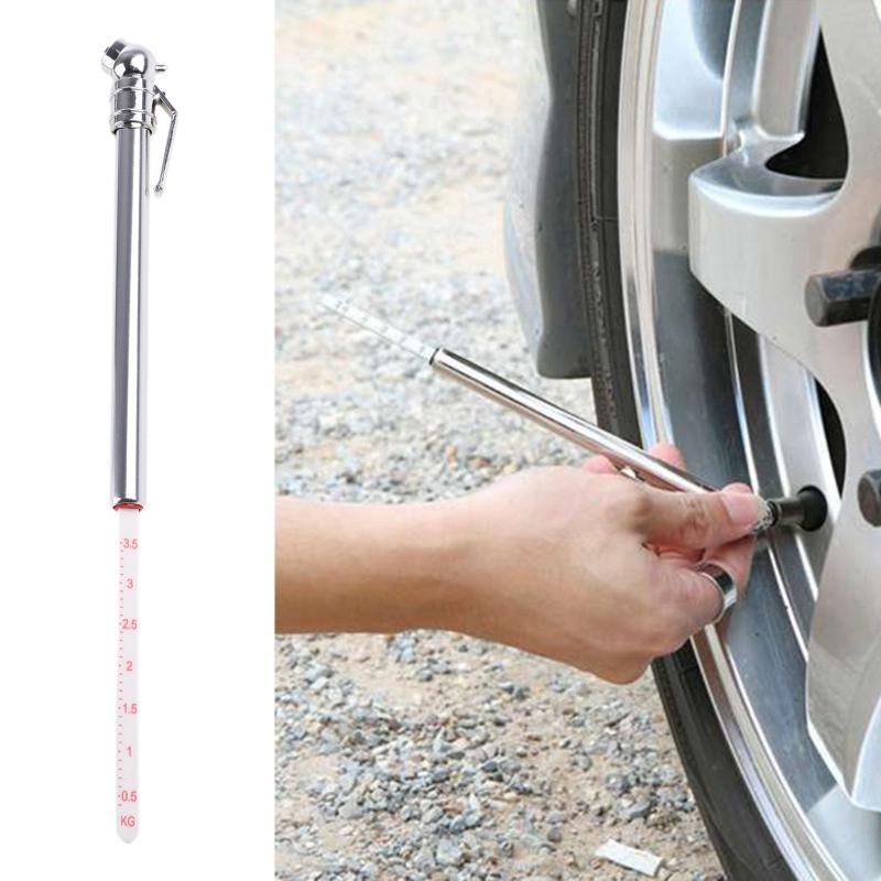 Pressure Pen Tire Gauge 5-50 PSI for Carts, ATVs, for Cars, Trucks, SUVs Road