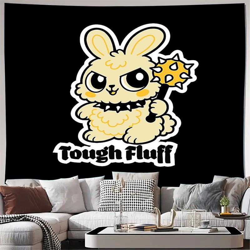 

Cute Bunny Rabbit Tapestry Forest Animal Wall Hanging Aesthetic Room Decor Home Dorm Wall Art Nature Landscape Backdrop 74x94cm(29x37in)