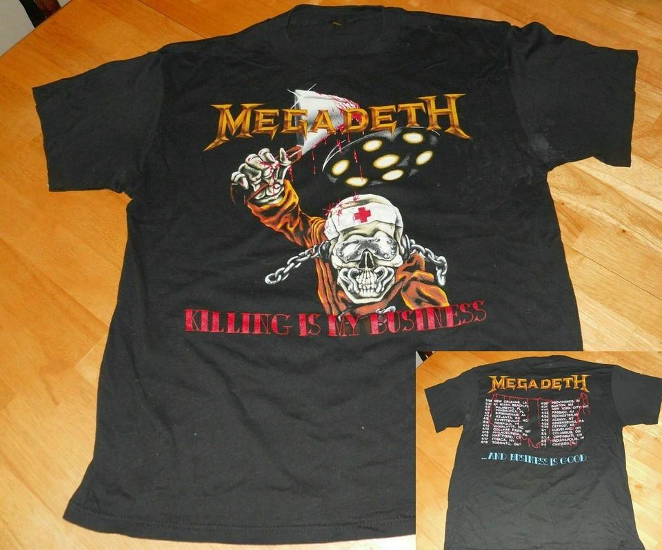 VINTAGE MEGADETH KILLING IS MY BUSINESS T SHIRT Unisex T-Shirt S