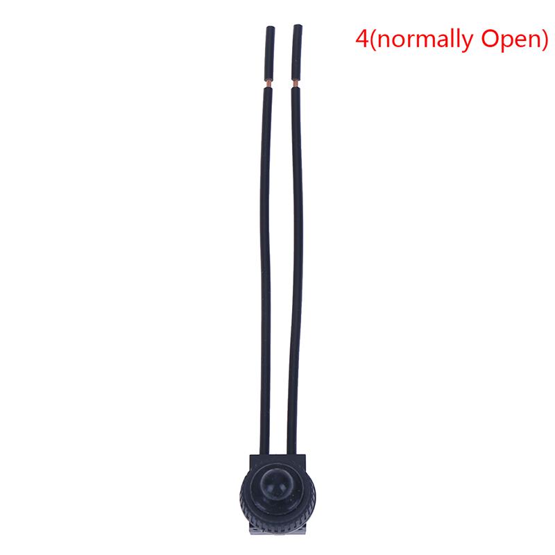 Interruttore On-Off a Pulsante Impermeabile 220V con Cavo di Collegamento 4" Nero