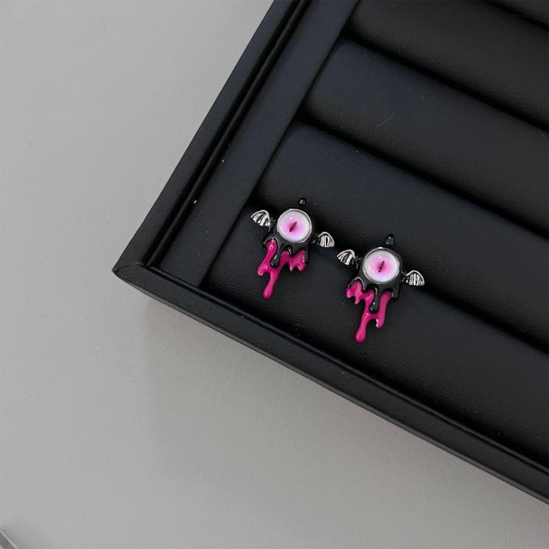 Evil Eye Necklace Evil Eye Ear Pins Sweet and Fashionable Alloy Accessories Evil Eye Jewelry for Party Wedding Daily