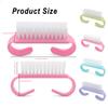 1Pc Nail Cleaning Brushes Manicure Pedicure Soft Hair Remove Dust Powder Hand Scrubbing Clean Brush For Nail Care Makeup