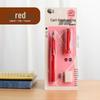 Red Set Card Pencil