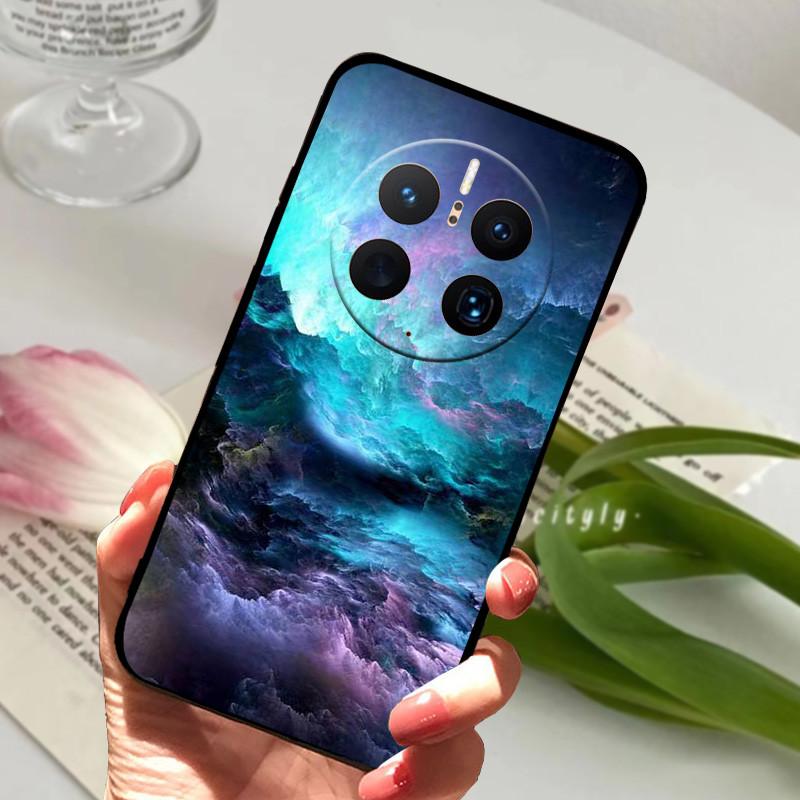 For Huawei Mate 50 Pro Case Cover Soft TPU Painted Funda Cases For Huawei Mate 50 Pro Cover Silicone Mate50 Pro 50Pro 50E Coque