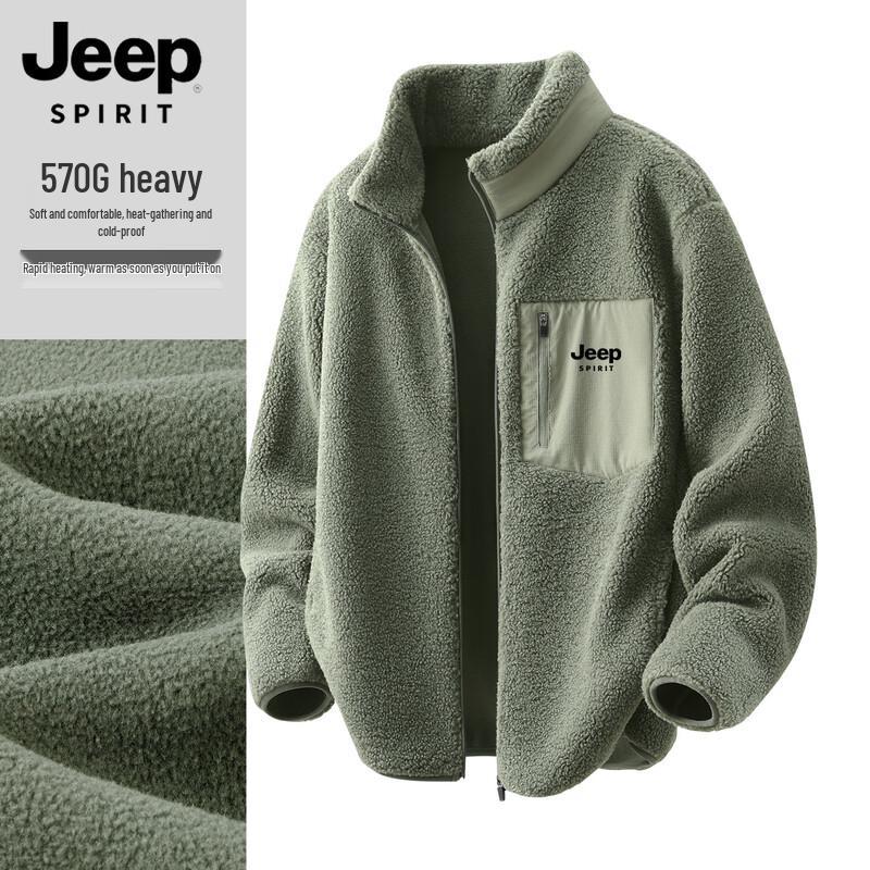 

JEEP SPIRIT Men s Double-Sided Fleece Winter Jacket 2XL