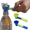 Spill-proof Measuring Spoon 2Pcs Mess-Free Funnel Scoop Sliding for Protein Powder Coffee Cooking Gadget & Milk No-Spill Long Handle Supplement