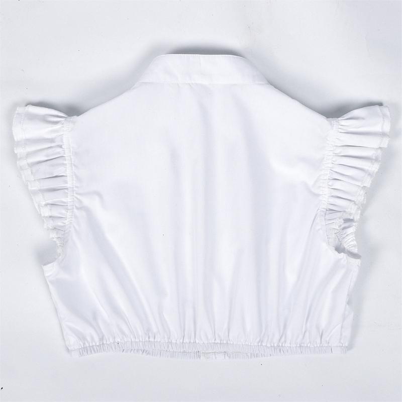 Women's Bavarian Oktoberfest Costume Ladies Traditional Dirndl Blouse Beer Garden Crop Top for Bavarian Oktoberfest