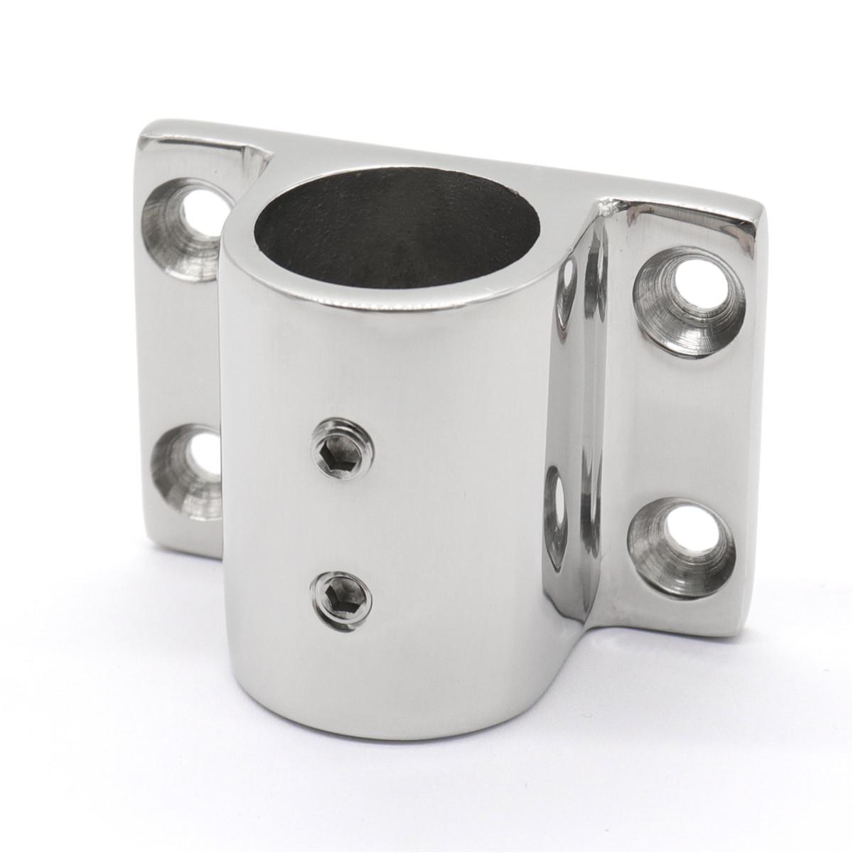 

Морской катер поручни фитинг 90 градусов стойка прямоугольное основание крепление 25 мм трубка морское оборудование лодочные детали аксессуары белый