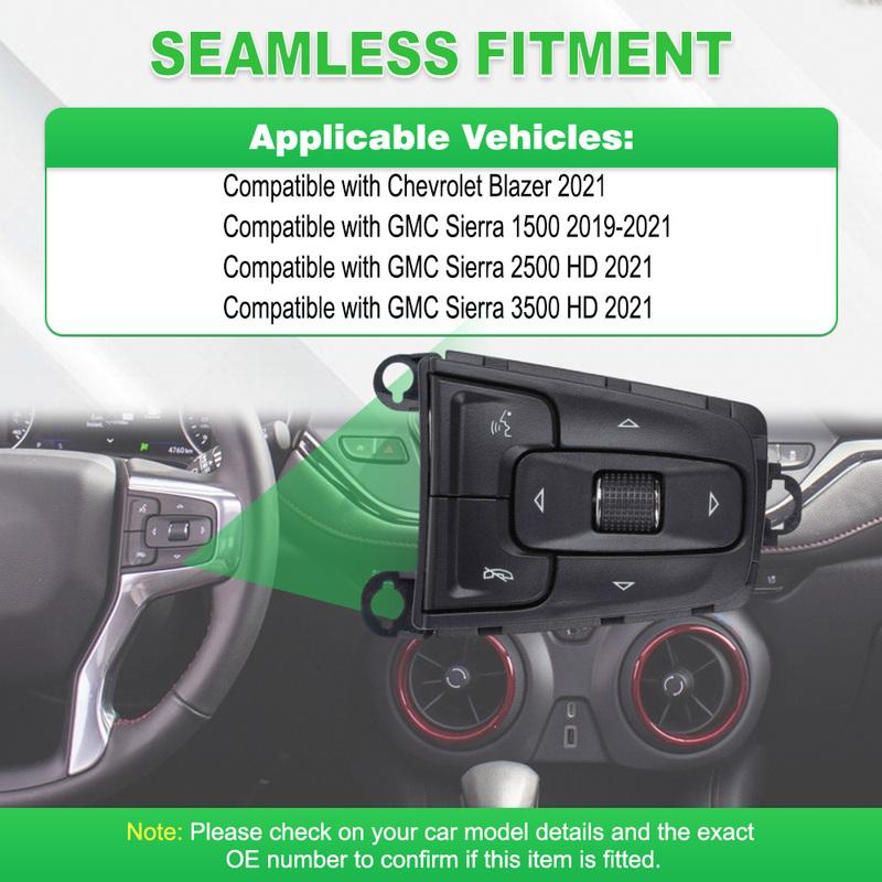 12 P Right Side Steering Wheel Audio Control Button For GMC Sierra 1500 2500 HD 3500 HD  Chevrolet Blazer