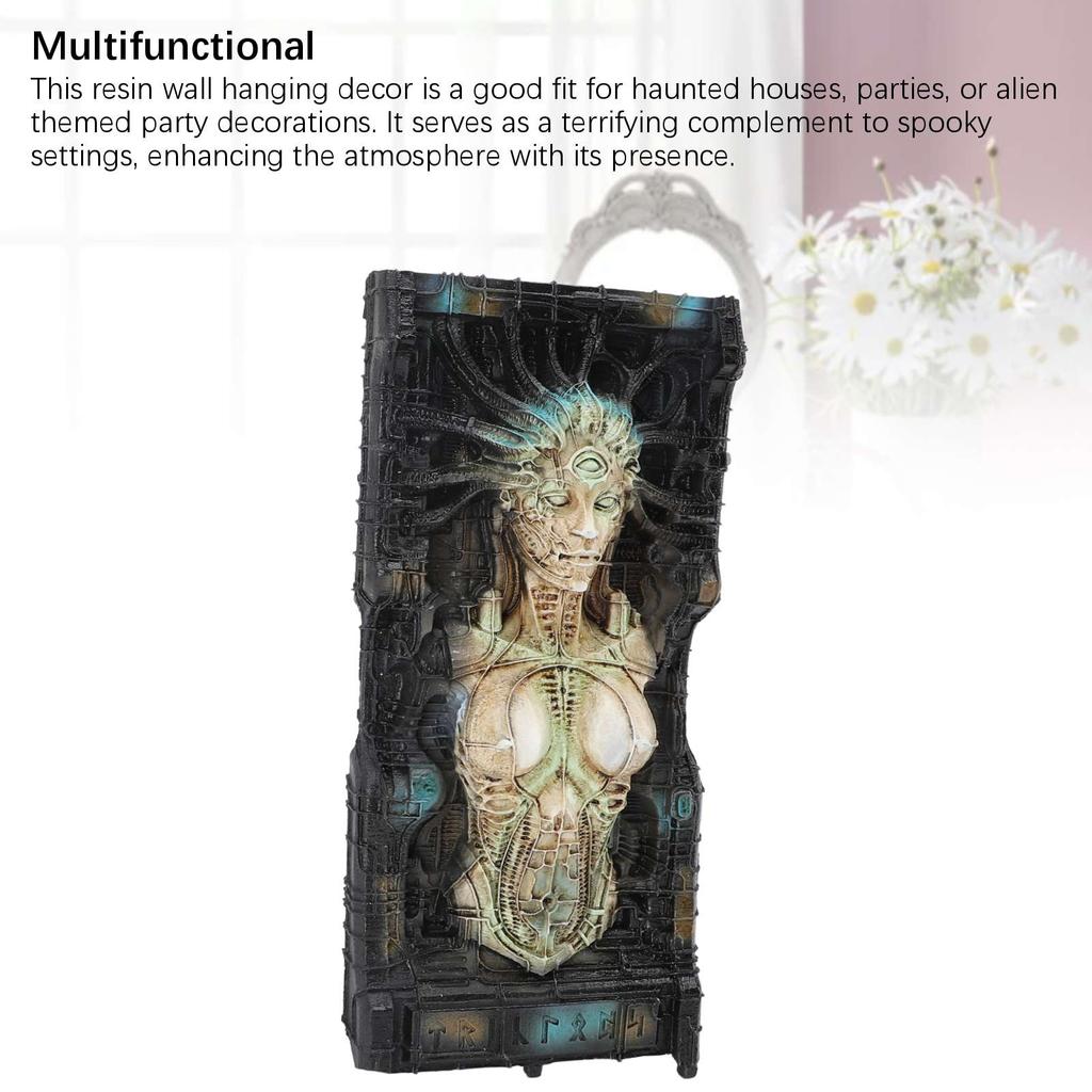 Resin Wall Hanging Decor Multifunctional Thrilling Style Resin Wall Art Decoration for Bedroom