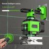 Green Light Laser 8/12/16 High-Precision Infrared Level for Walls/Floors