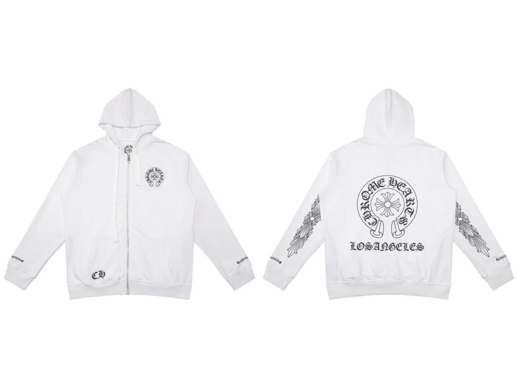 Vyšívaná mikina s křížem a podkovou pro muže a ženy - Podzimní oblečení