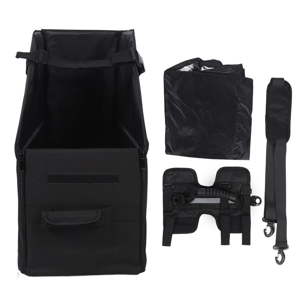 Folding Cycle Case Foldable Water Resistant Thickened Oxford Cloth Folding Cycle Carry Case for
