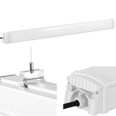 LED Lamp Fixture Waterproof Hermetic for Hen House Warehouse IP65 4400 Lm 120 Cm 40 W
