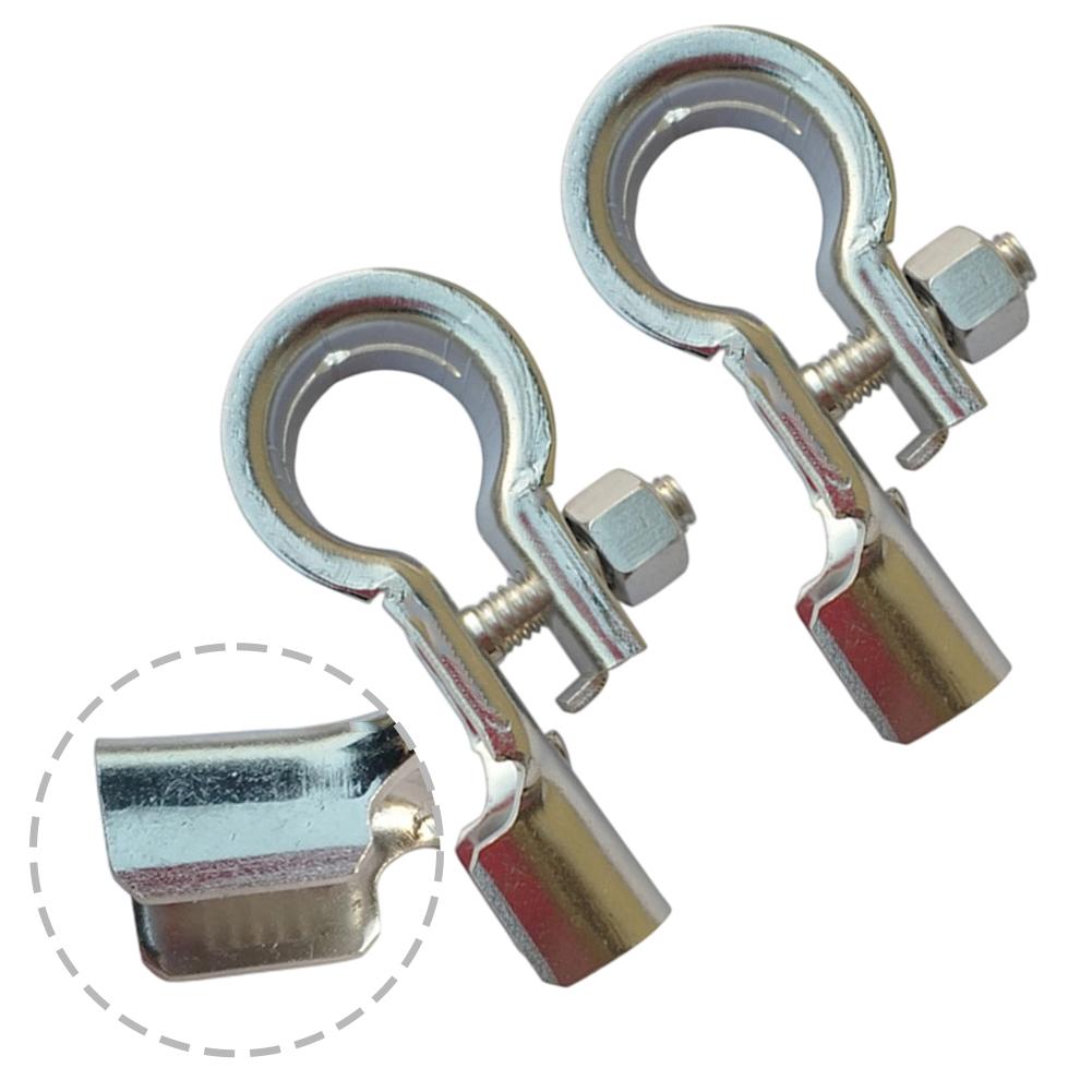 Battery Terminal Connectors Clamps 1 Pair Brass Kit Compatible with Positive and Negative Car and Boat Battery Posts