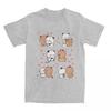 Bear And Panda Bubu Dudu Balloon T Shirt Unisex   Cotton T Shirts Summer ONeck Novelty Tee Shirt Cheap Oversized Clothes