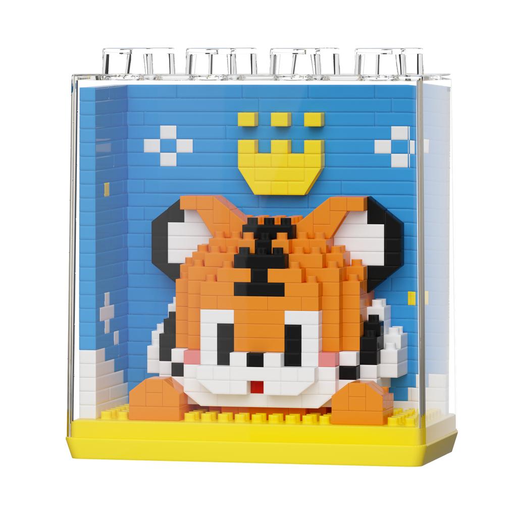 Non-Toxic Cute Animal Micro Panda Model Building Block Kids Mini Pets With Display Box City Cartoon Animal Diamond Bricks Toys