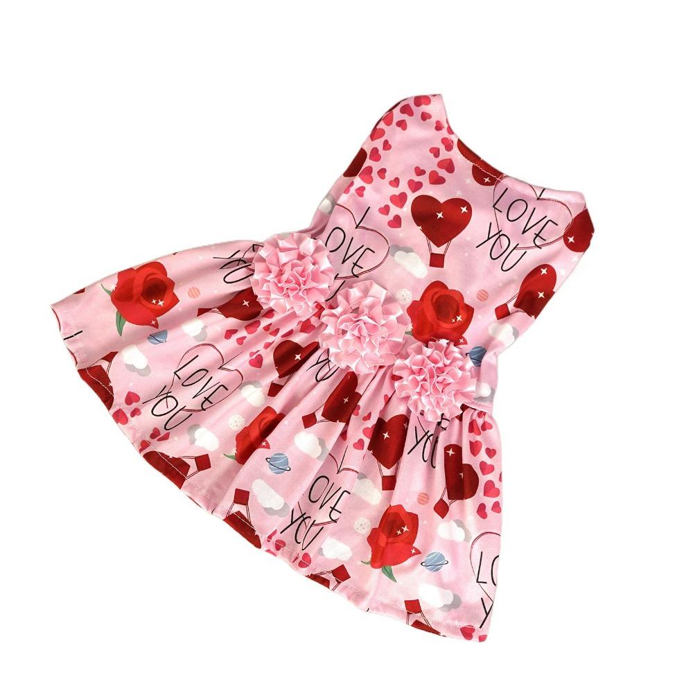 

Милое платье принцессы для собаки, дышащее платье без рукавов для собаки, аксессуары для питомца, юбка для питомца для кошек, собак M-Style 1