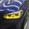 Lemon Yellow DRL LED Modules For BMW G01 X3 G02 X4 F97 X3M F98 X4M CSL Daytime Running Lights Adaptive LED Angel Eyes 7466107
