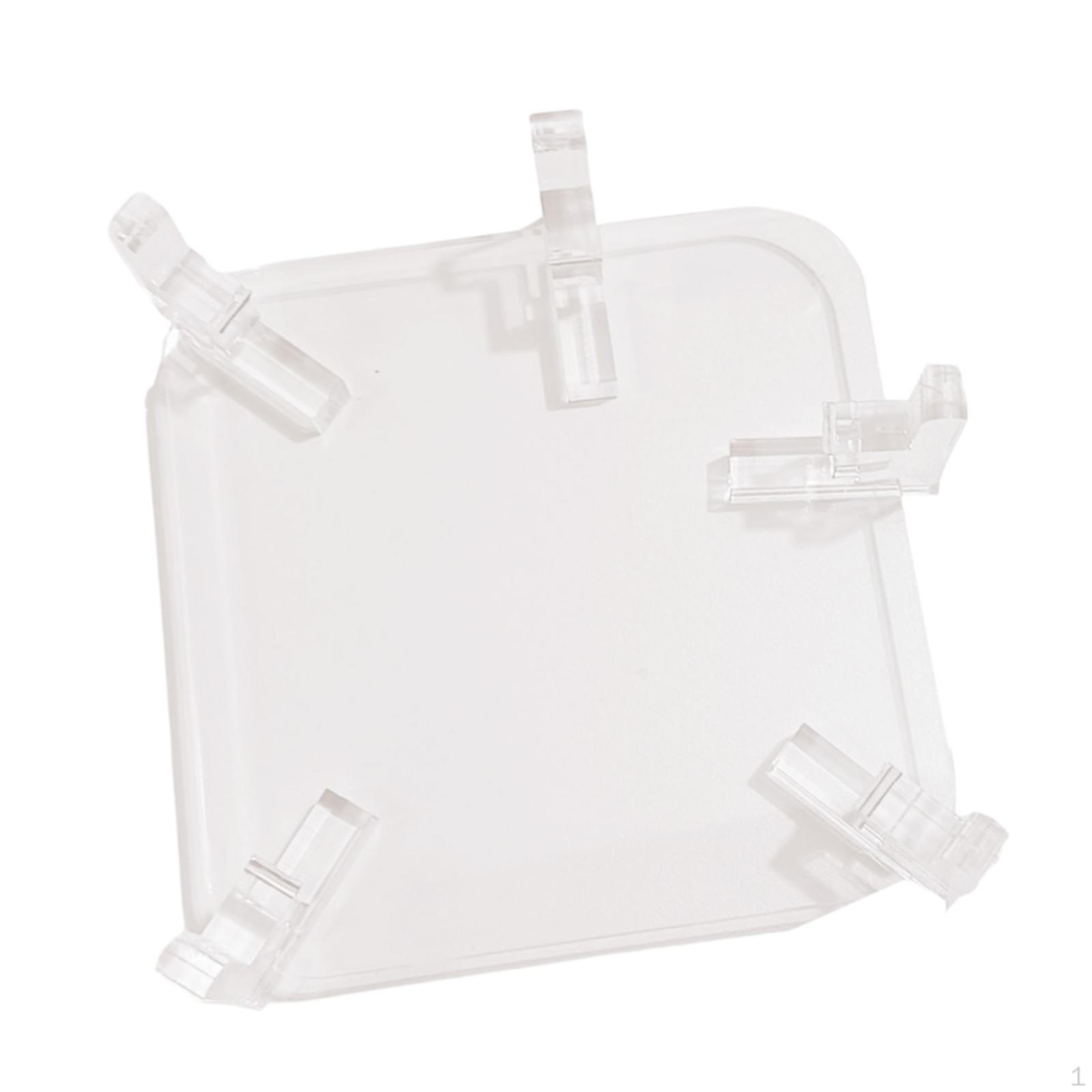 Acrylic Desk Stand Desktop Holder,Heat Dissipation Organization,Easy Button Access,Clear for