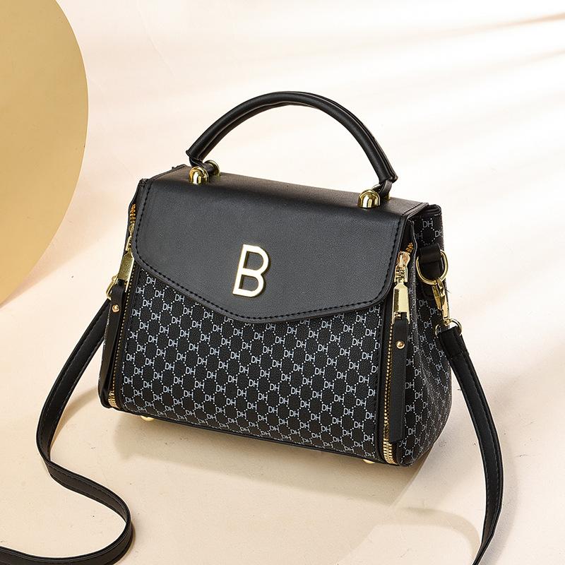 

Модная двухцветная женская сумка из высококачественной мягкой кожи, ручная сумка через плечо на одно плечо, новая женская сумка прямых продаж 22x11x18cm