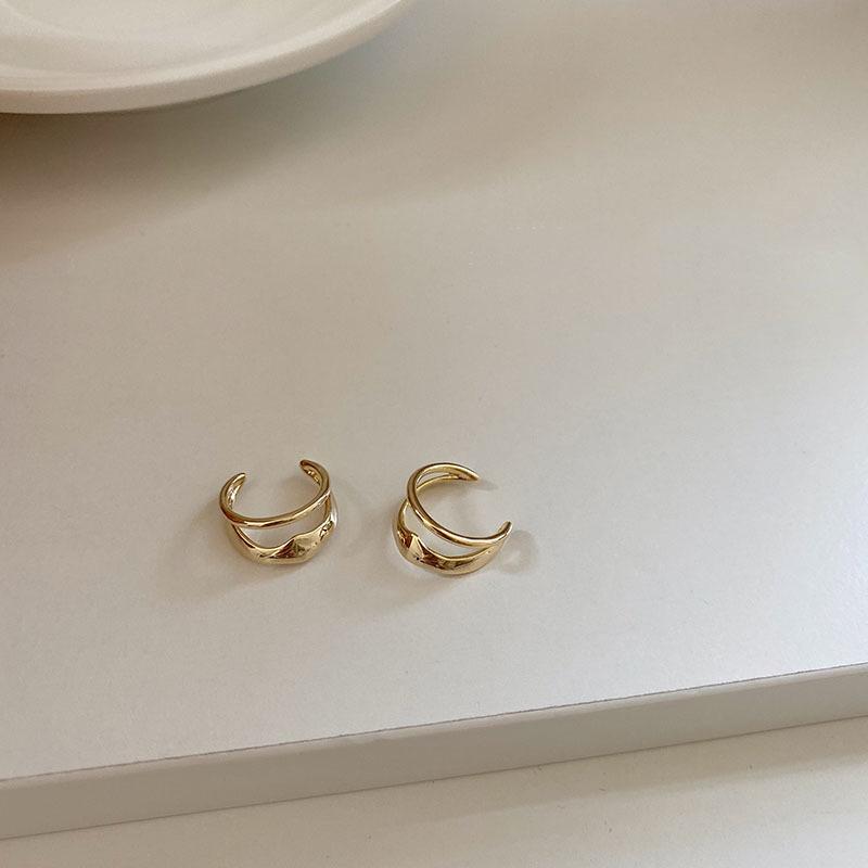 Trendige Retro Geometrische Ohrclips für Nicht-Gepiercte Ohren: Modisches und einzigartiges Design für Frauen