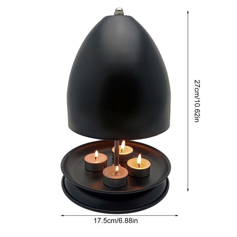 Radiador de Parede Dupla Inverno Quente Aquecimento de Lareira Sem Eletricidade Forno para Velas Rechaud Aquecedor de Velas Rechaud Cera de Chá