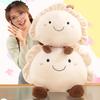 Dumpling Plush Pillow Soft Stuffed Food Toy for Sofa Bed Car Cute Cushion Cozy Backrest for Living Room Bedroom