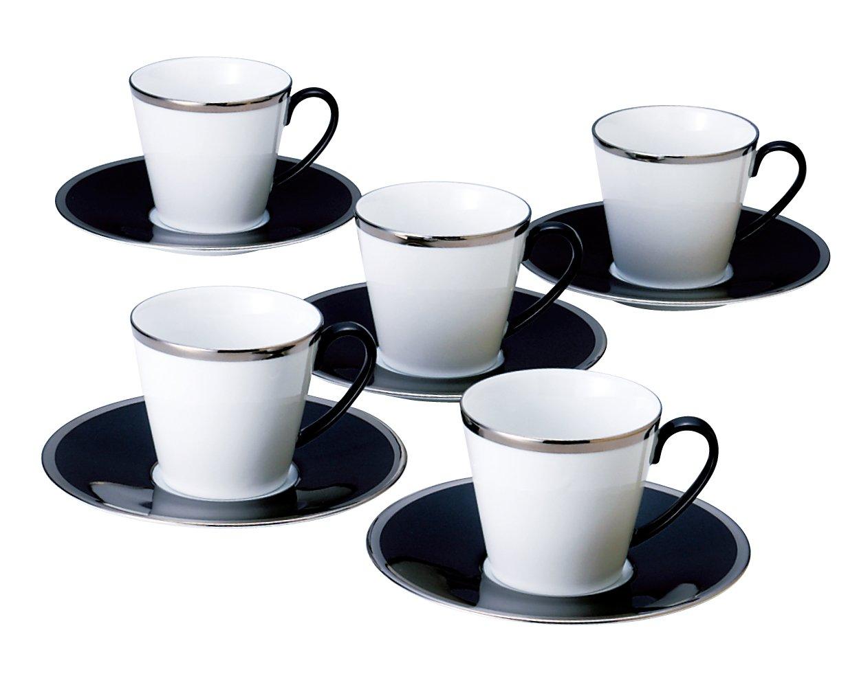 

Maebata Begin Coffee Cup Saucer Set of 5 & (Product Code 26460) белый