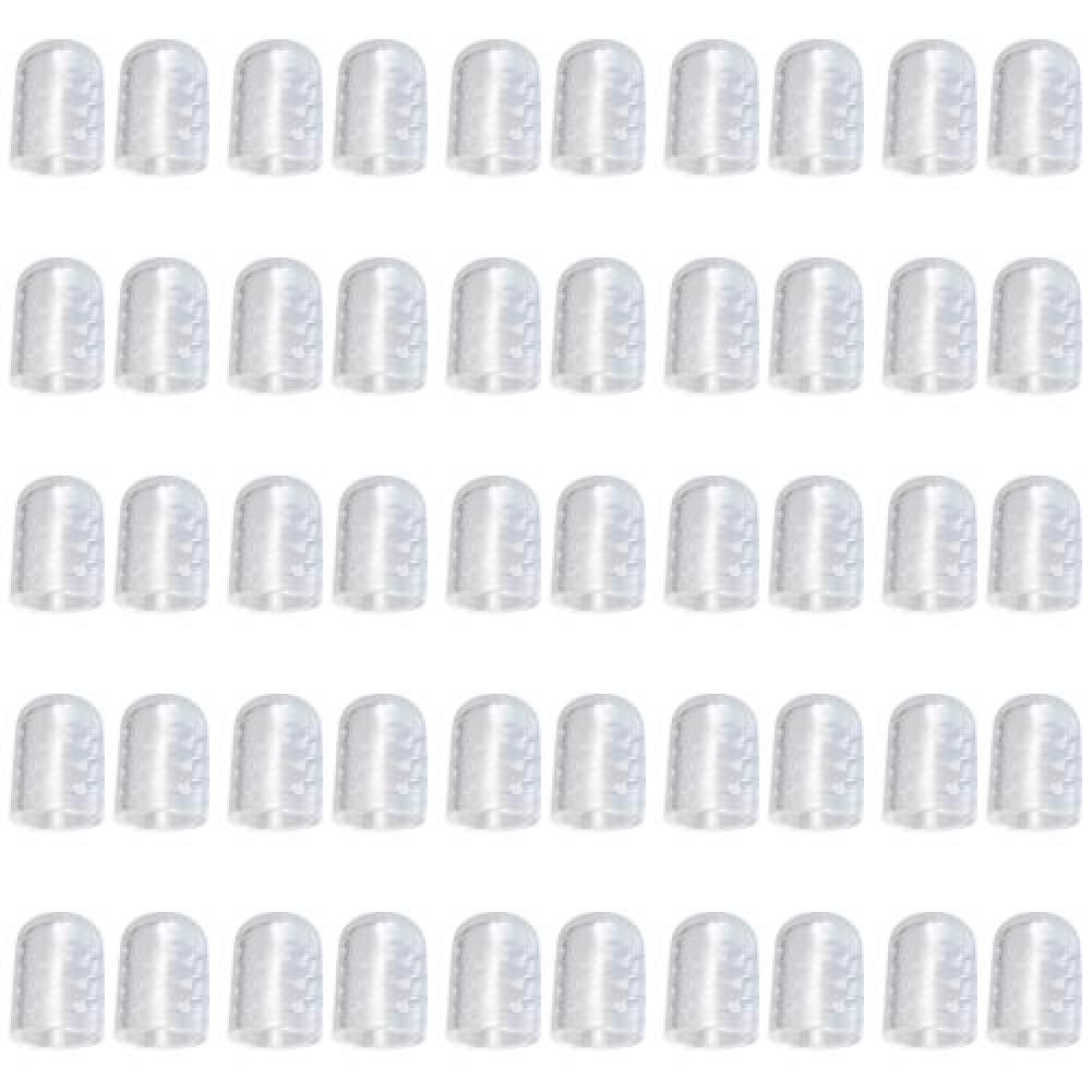 2-100pcs Elasticity Silicone Toe Caps Anti-Friction Breathable Toe Protector Transparent Wear-Resistant Prevents Blisters Covers