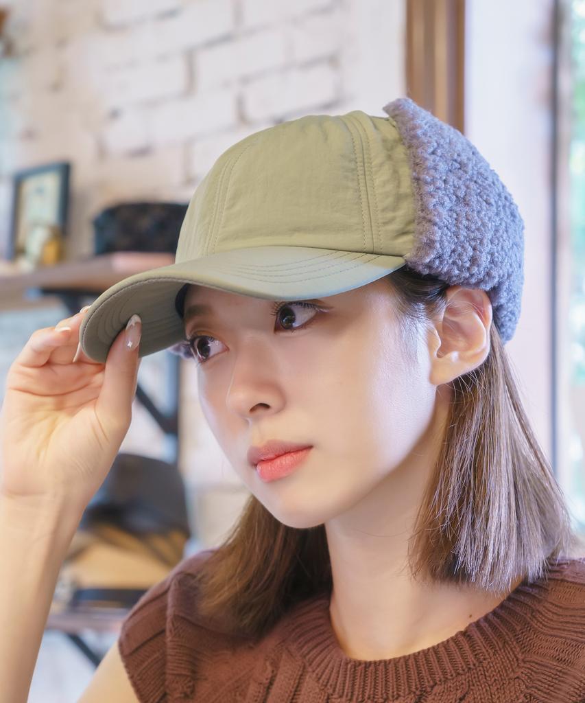 Sodamon Mimin Winter Earflap Baseball Cap 2 Colors