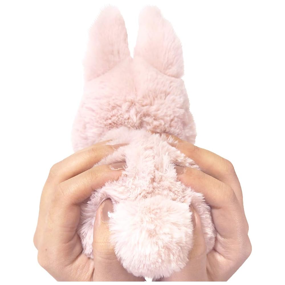 Sun Lemon Lapinu Netherlands Dwarf Rabbit Plush Toy Pink 15x17x16cm Animal Stuffed Toy