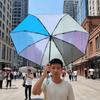 Portable Folding Umbrella Automatic/Manual Transparent Umbrella Fashion Rain Umbrella  Outdoor
