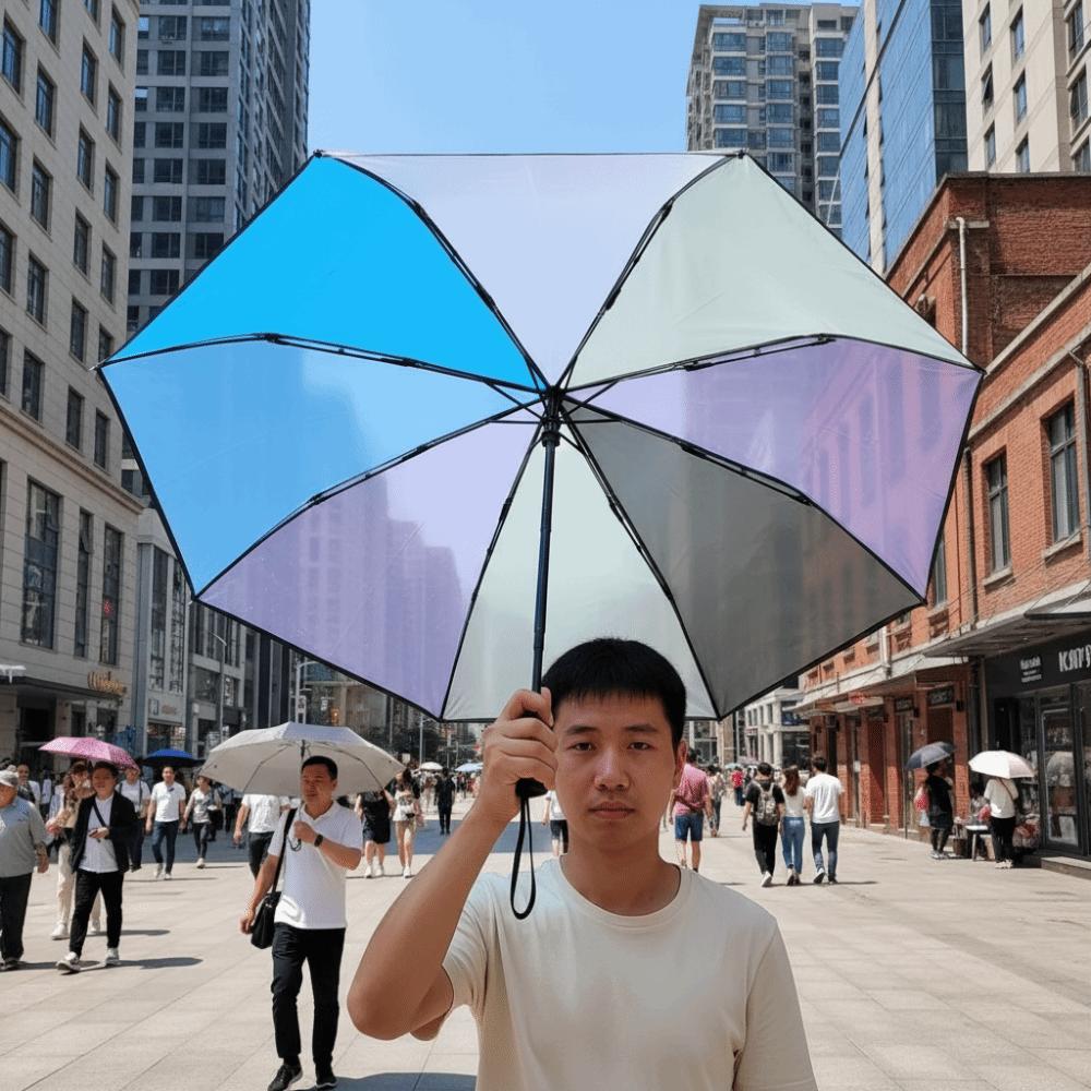 Portable Folding Umbrella Automatic/Manual Transparent Umbrella Fashion Rain Umbrella  Outdoor